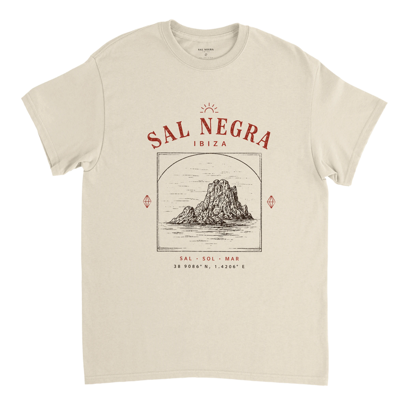 T-shirt Es Vedrà — Cream