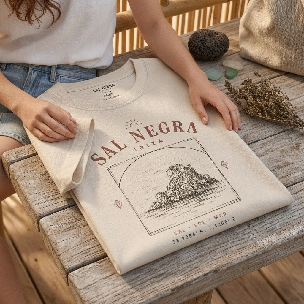 Camiseta Es Vedrà — Crema